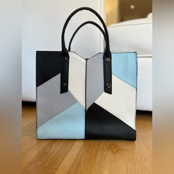 Botkier Bags Botkier Color Block Murray Hill Leather Tote Bag Poshmark